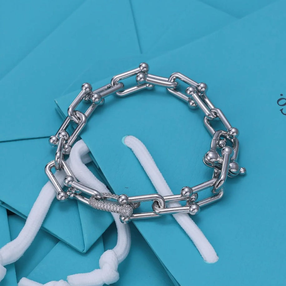 Hardwear-Style Chain Jewelry – Necklace, Bracelet & Earrings