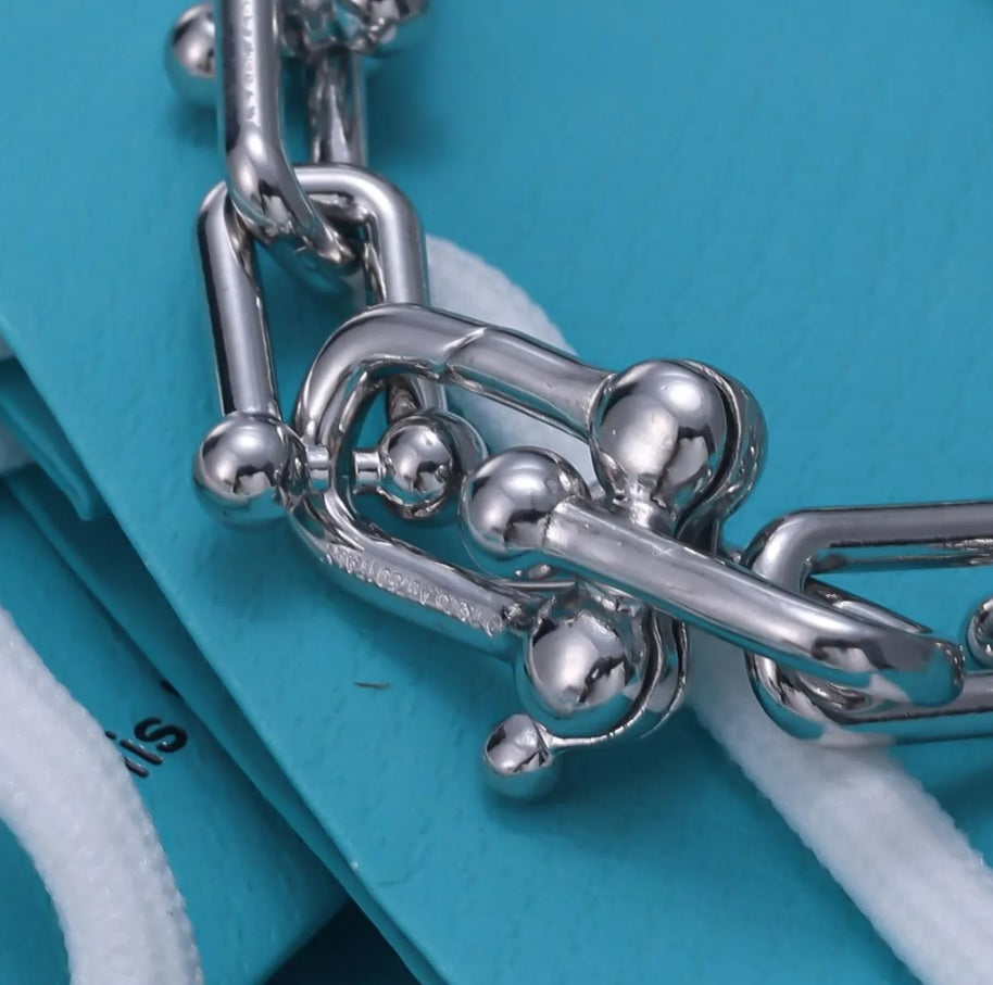 Hardwear-Style Chain Jewelry – Necklace, Bracelet & Earrings