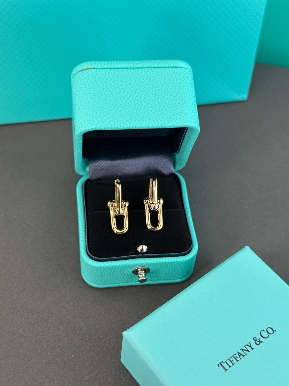 Hardwear-Style Mini Gold Silver Heart Jewelry  Earring