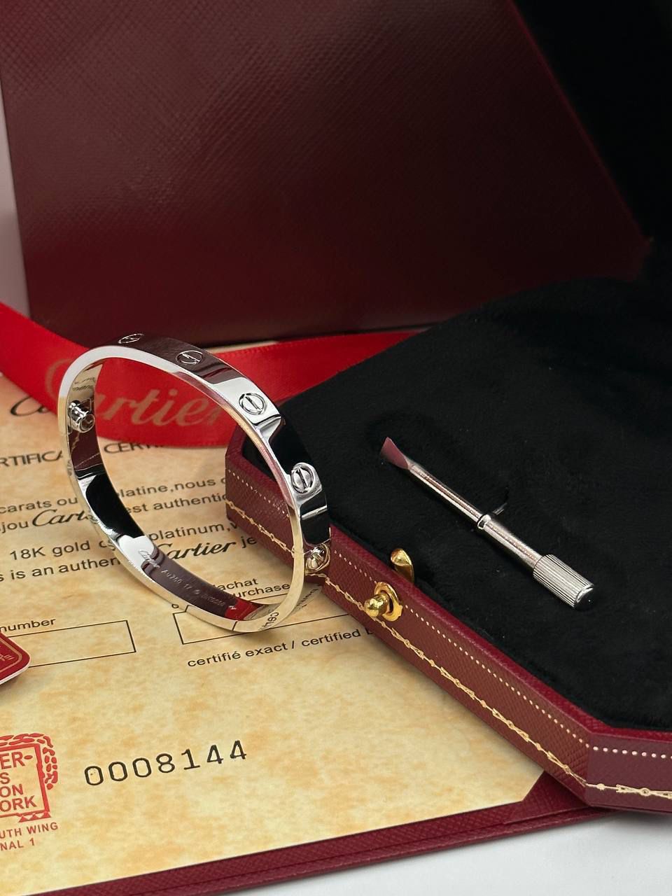 Love-Style Screw Bracelet – 18K Gold Plated Stainless Steel