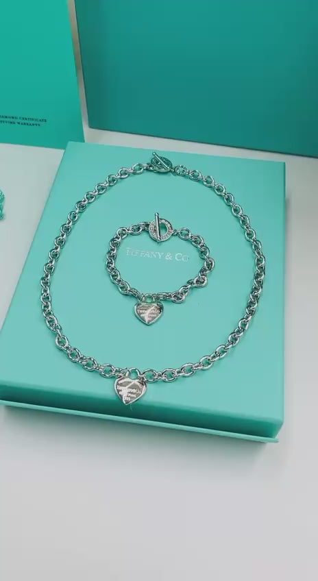 Hardwear-Style Mini Heart Jewelry – Necklace, Bracelet